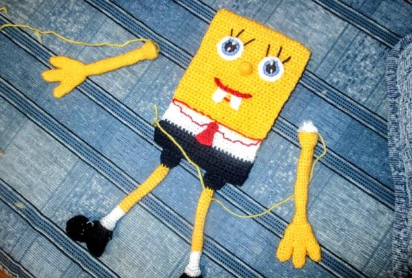 Bob l'éponge au crochet