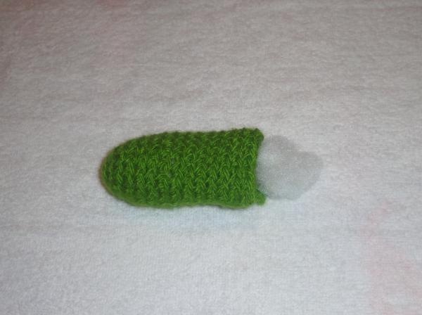 Knitted turtle toy
