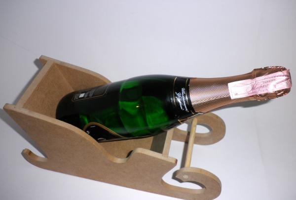 Decor of a wine bottle stand