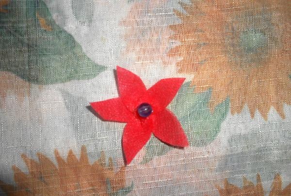 Červený kvet