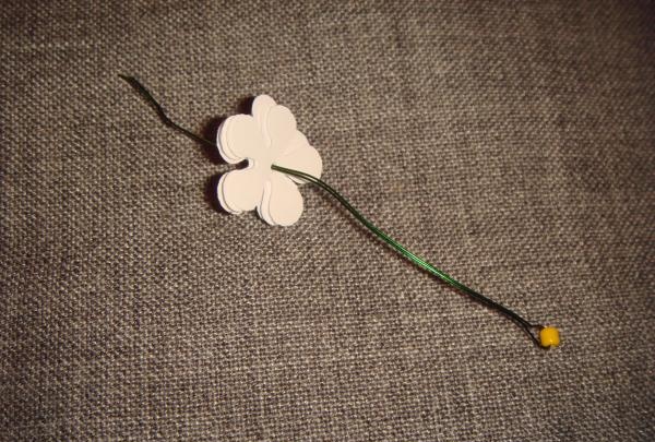 string a flower