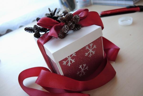 caja de regalo en miniatura