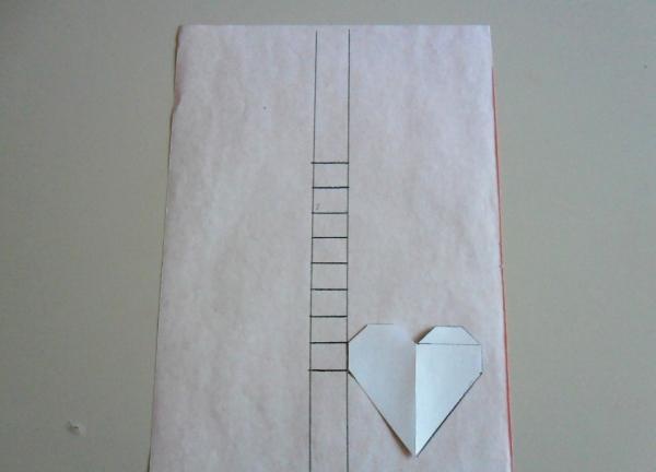 dárková krabička ve tvaru srdce