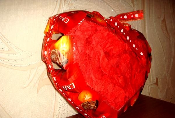 قلب الحلوى
