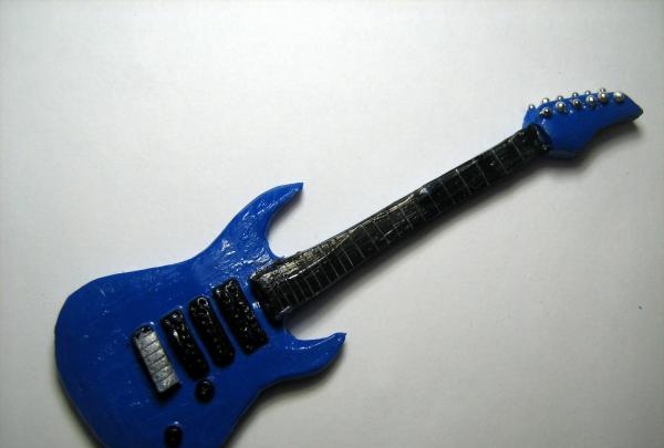polimer agyag elektromos gitár