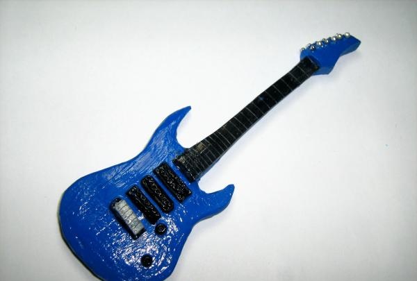 polymer clay elektrisk guitar