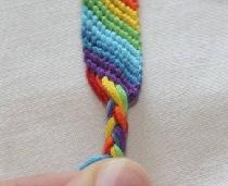 Weaving baubles “Rainbow”