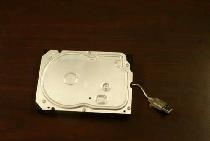 Hard drive made from flash cards