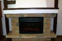 “False fireplace” made of plasterboard