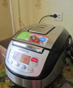 Mod "Bubur susu" dalam multicooker POLARIS