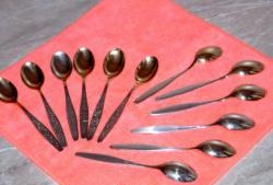 How to clean cupronickel spoons