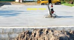 Simple technology for pouring a concrete floor