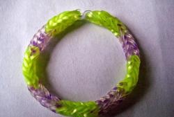 Volume bracelet made of rubber bands