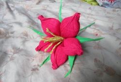 Κυματοειδές χαρτί λουλούδι "Joy"