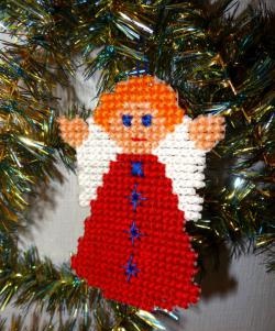 Embroidery “Angel” - Christmas tree toy