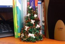 Tinsel Christmas tree
