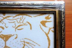 Pair of lions: learning to cross stitch