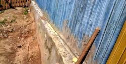 Repair of the foundation of a wooden house
