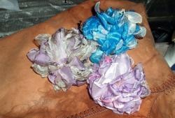 flores de organza