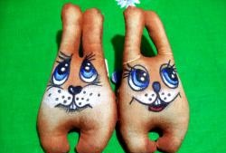 Master class of coffee toys “Snobbish Bunnies”
