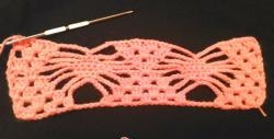 Openwork crochet pattern
