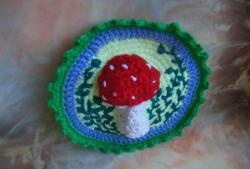 Crochet applique “Spring mood”