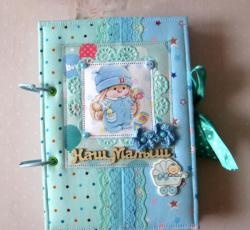 Album - notebook for a boy for the first year of life
