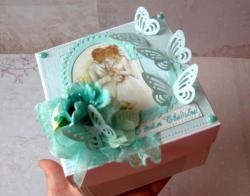 Сгъваема кутия “Честит сватбен ден”