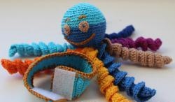Crochet hand toy “Octopus”