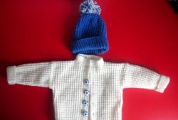 Jacket and hat for baby