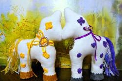 Pluszowa zabawka DIY „dziewczyna - koń”
