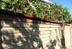 Pagbuo ng brick fence