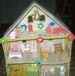 Hvordan lage et dukkehus med egne hender?