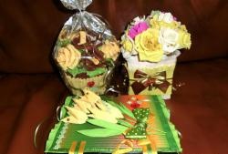 Декориране на кутия шоколадови бонбони