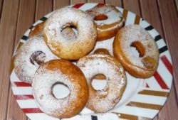 Donuts de coalhada delicados