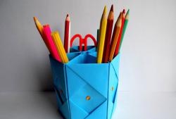 Paper pencil stand
