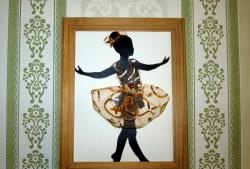 Panel painting “Little ballerina”