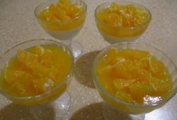 Panna cotta amb taronges