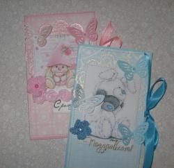 Handgjorda kuvert för födseln av bebisar