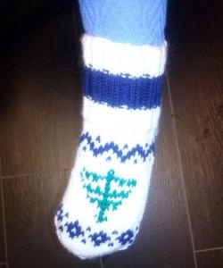 Dječje čarape s norveškim šarama