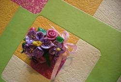 Canteiro de flores 3D de Páscoa