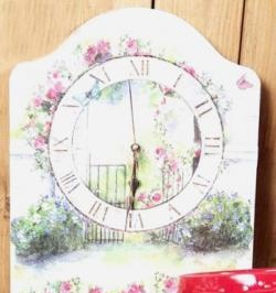 Rellotge de paret decoupage