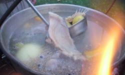Sopa de peix a la foguera