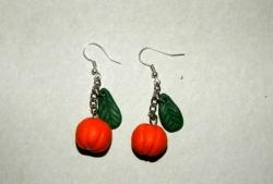 Earrings "Pumpkin"