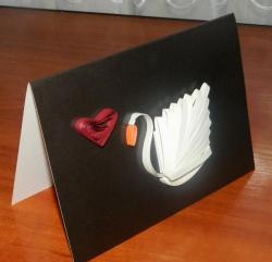 Пощенска картичка "Лебед"