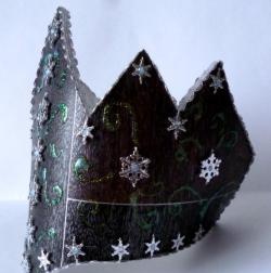 DIY crown para sa Snow Queen
