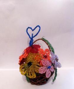 DIY flower basket