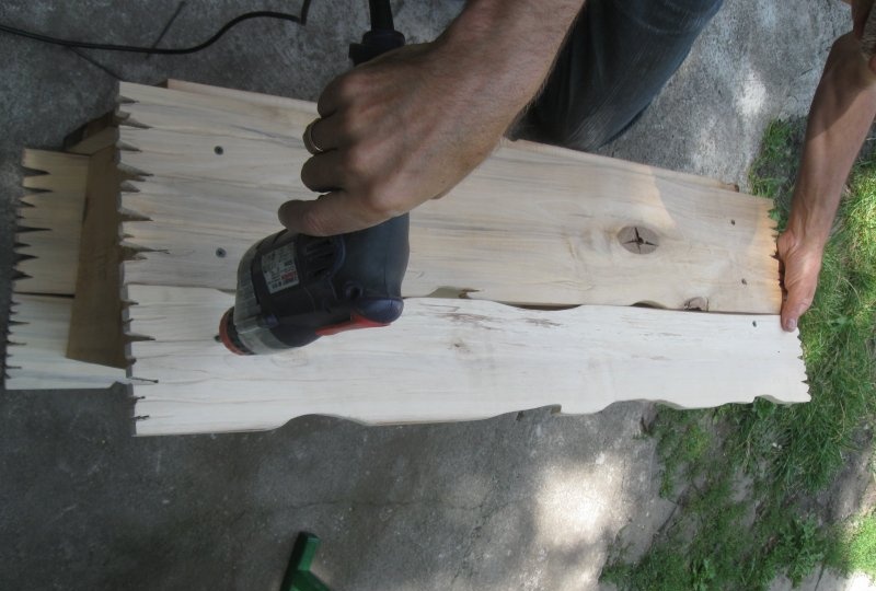 Izrada drvene ležaljke