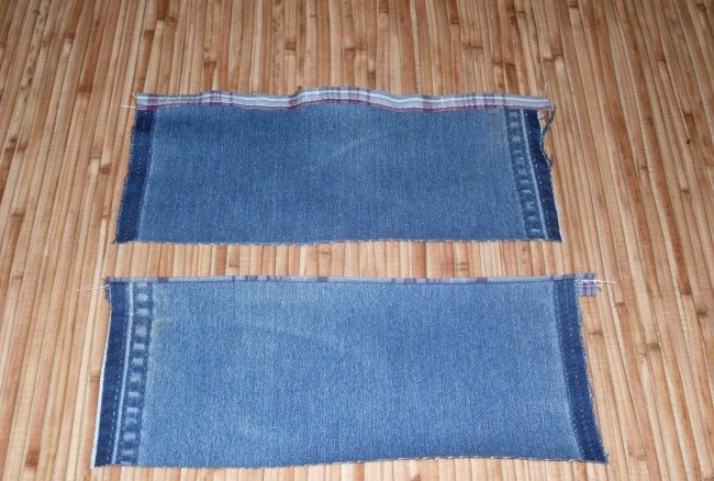 Veranderende jeans voor een baby