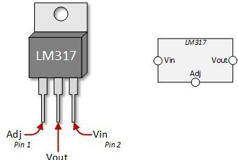 Simple power supply with adjustable voltage